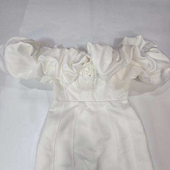 Line & Dot Samara Dress in Off White Medium - Picture 4 of 15